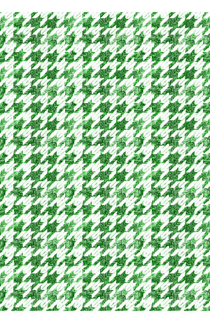 Laurent Dress Shirt Collar 3/4 Sleeve Long Length Cotton Stretch (Houndstooth Toile White)