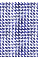 Audrey Dress #1 Shirt Collar 3/4 Sleeve Midi Length Cotton Stretch (Houndstooth Toile White)