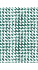 Laurent Dress Shirt Collar 3/4 Sleeve Long Length Cotton Stretch (Houndstooth Toile White)
