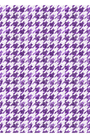 Audrey Dress #4 Shirt Collar 3/4 Sleeve Midi Length Cotton Musola (Houndstooth Toile White)