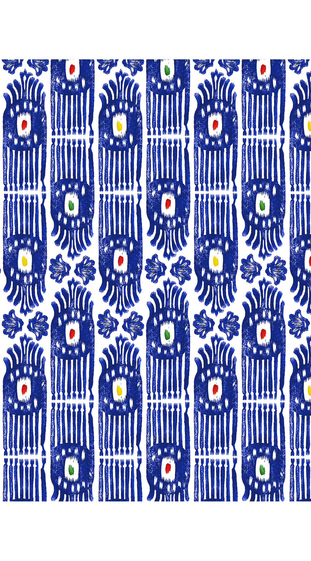 Laurent Dress Shirt Collar 3/4 Sleeve Long Length Cotton Stretch (Ikat Gap)