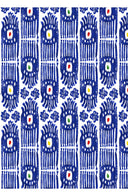 Eden Dress Crew Neck 3/4 Sleeve Maxi Length Cotton Musola (Ikat Gap)