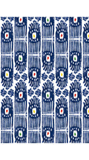 Laurent Dress Shirt Collar 3/4 Sleeve Long Length Cotton Stretch (Ikat Gap)