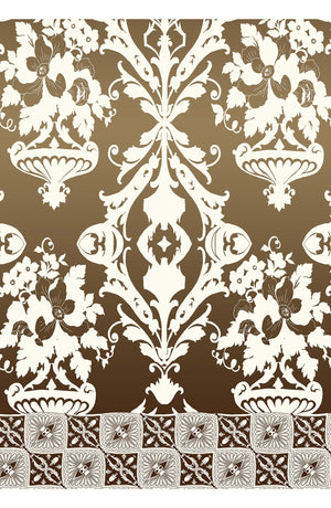 Aster Dress Crew Neck Sleeveless Midi Length Cotton Musola (Impero Ombre)