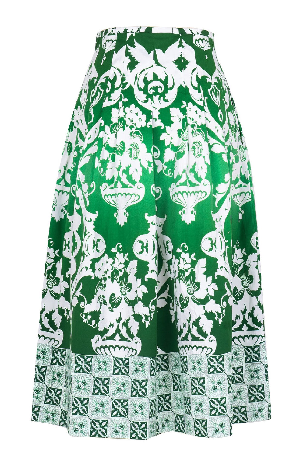 Zelda Skirt Midi Length Cotton Stretch (Impero Ombre)