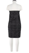 Serena Tube Dress Sleeveless with Hamilton Belt Cotton Stretch (Indigo Check)