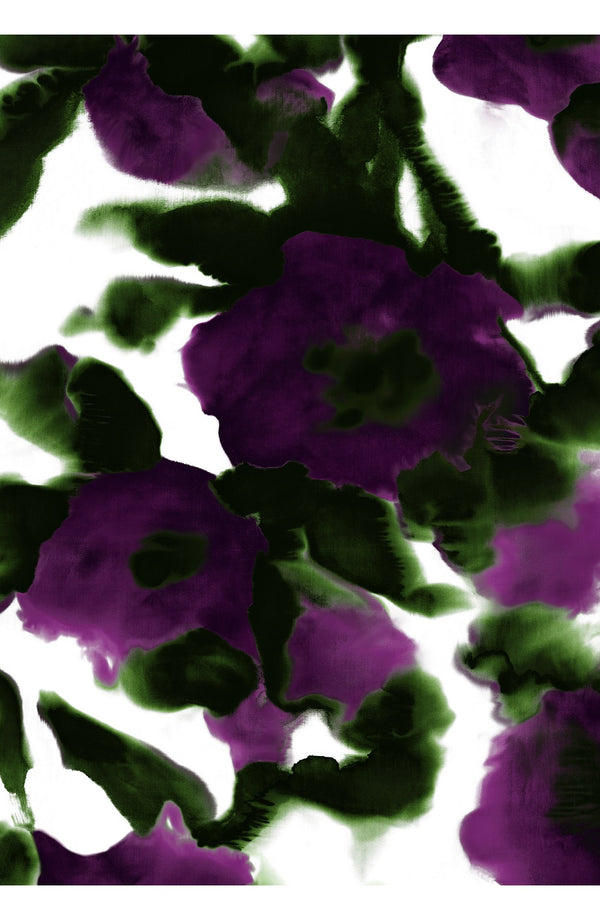 Aster Dress Shirt Collar Sleeveless Midi Plus Length Cotton Musola (Jansen Poppy White)