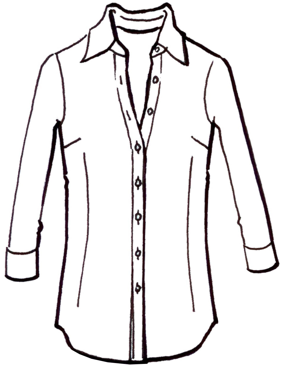 Katharine Shirt 3/4 Sleeve Silk Velvet (Venezia)