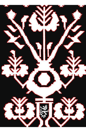 Aster Dress Shirt Collar 3/4 Sleeve Maximum Length Cotton Musola (Kos Embroidery Ground)