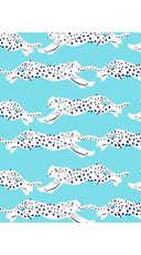 Audrey Dress #1 Shirt Collar 3/4 Sleeve Regular Length Cotton Stretch (Leaping Tiger)