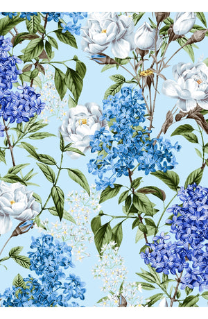 Audrey Dress #2 Shirt Collar 3/4 Sleeve Midi Length Cotton Stretch (Lilac Heaven Pastel)