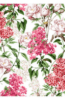 Aster Dress U Neck Sleeveless Midi Length Cotton Musola (Lilac Heaven White)