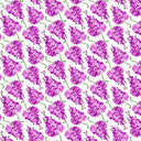 [Create Your Own] Cotton Musola (Lilac Bunch Large White)