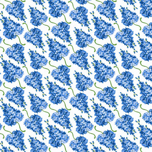 [Create Your Own] Cotton Musola (Lilac Bunch Large White)