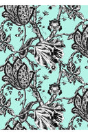 Audrey Dress #2 Shirt Collar 3/4 Sleeve Midi Length Cotton Stretch (Lillie Toile Black)