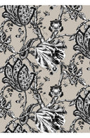 Aster Dress Shirt Collar 3/4 Sleeve Midi Length Cotton Musola (Lillie Toile Black)