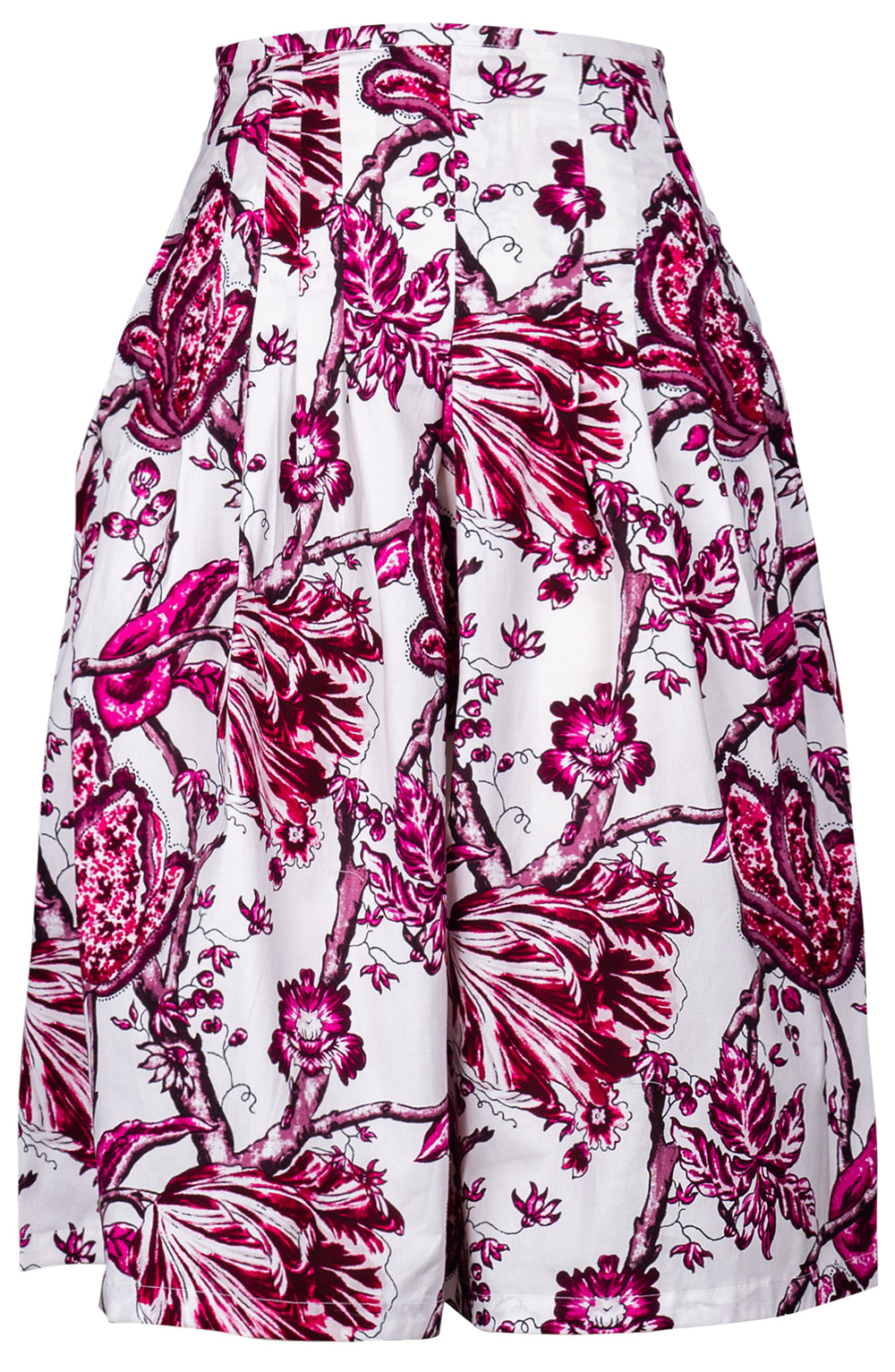 Zelda Skirt Long Length Cotton Stretch (Lillie Toile White)