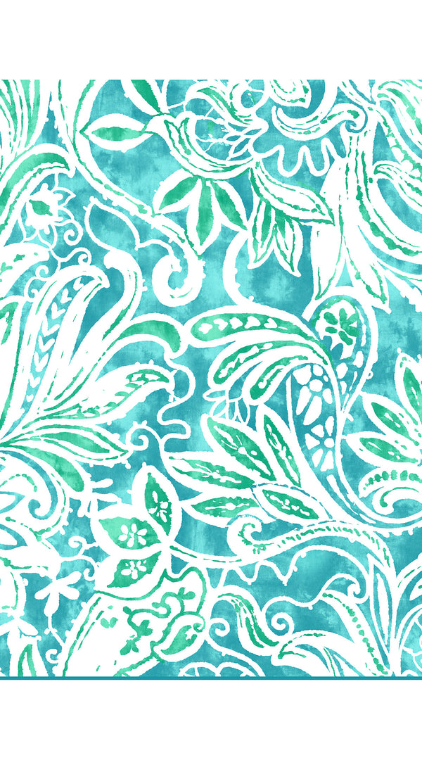Pants Silk (Linen Paisley Pastel)