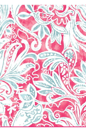 Pants Silk (Linen Paisley Pastel)