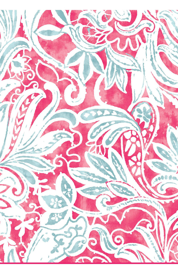 Pants Silk (Linen Paisley Pastel)