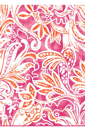 Pants Silk (Linen Paisley Pastel)