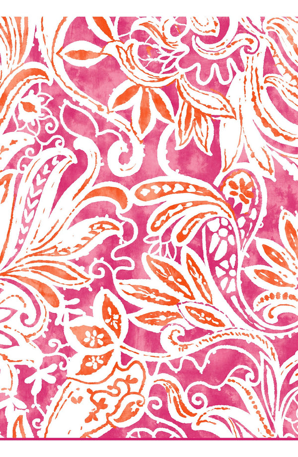 Pants Silk (Linen Paisley Pastel)