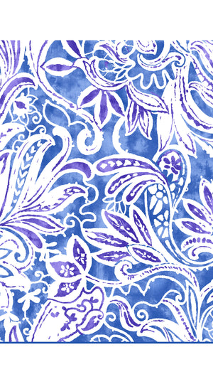 Pants Silk (Linen Paisley Pastel)