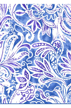 Pants Silk (Linen Paisley Pastel)