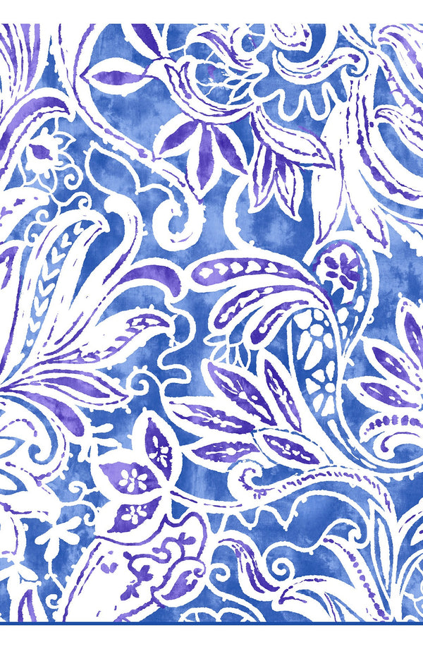 Pants Silk (Linen Paisley Pastel)