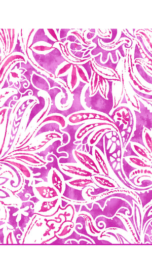 Pants Silk (Linen Paisley Pastel)