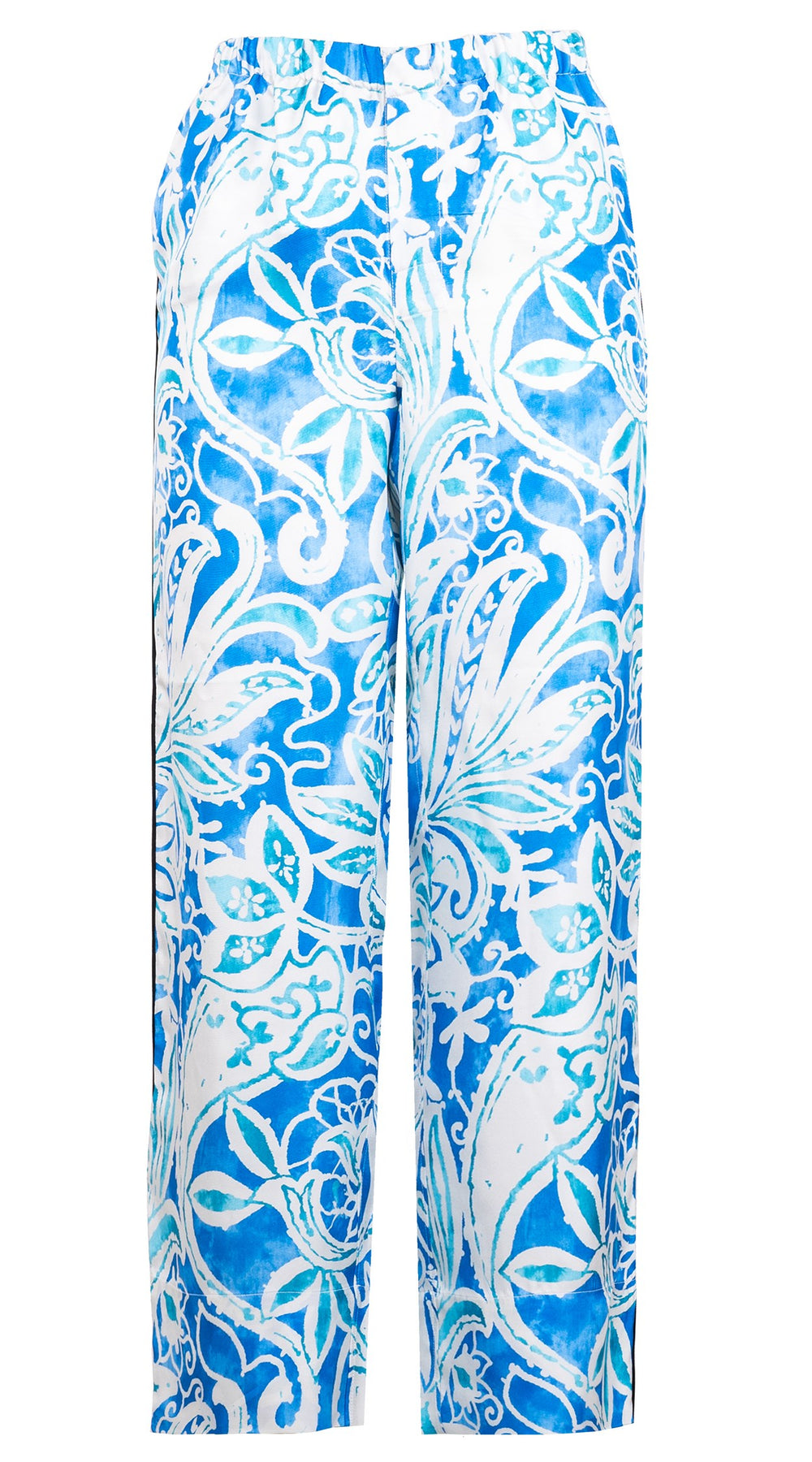 Pants Silk (Linen Paisley Pastel)