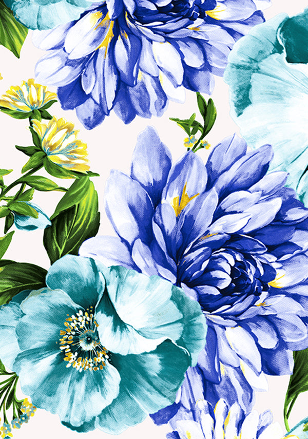 Los Cabos Flower _White Blue_CS_198y