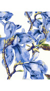 Aster Dress U Neck Cap Sleeve Midi Length Cotton Musola (Magnolia Blossom White)