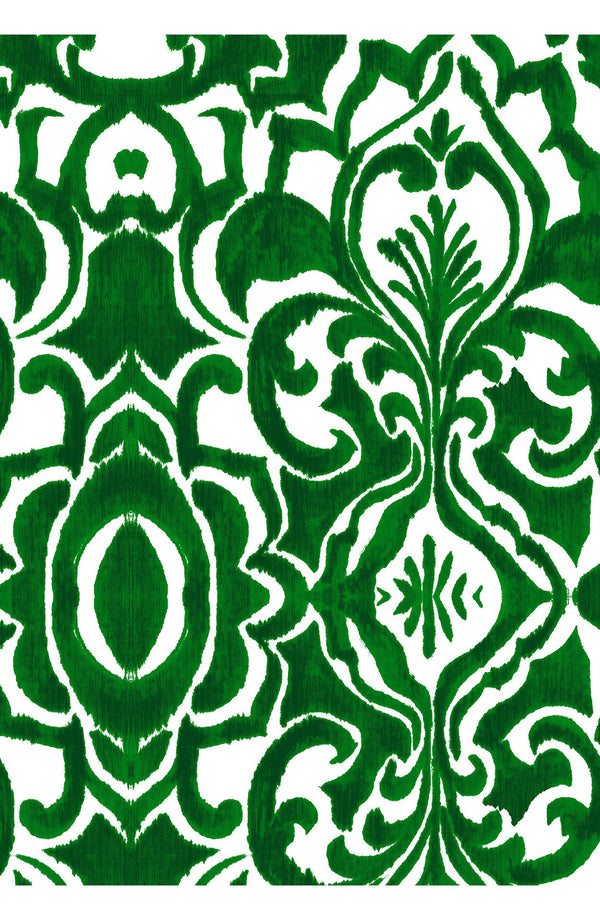 Florance Dress #2 Round Neck 1/2 Sleeve Long Length Cotton Stretch (Maiolica Blue Tile)