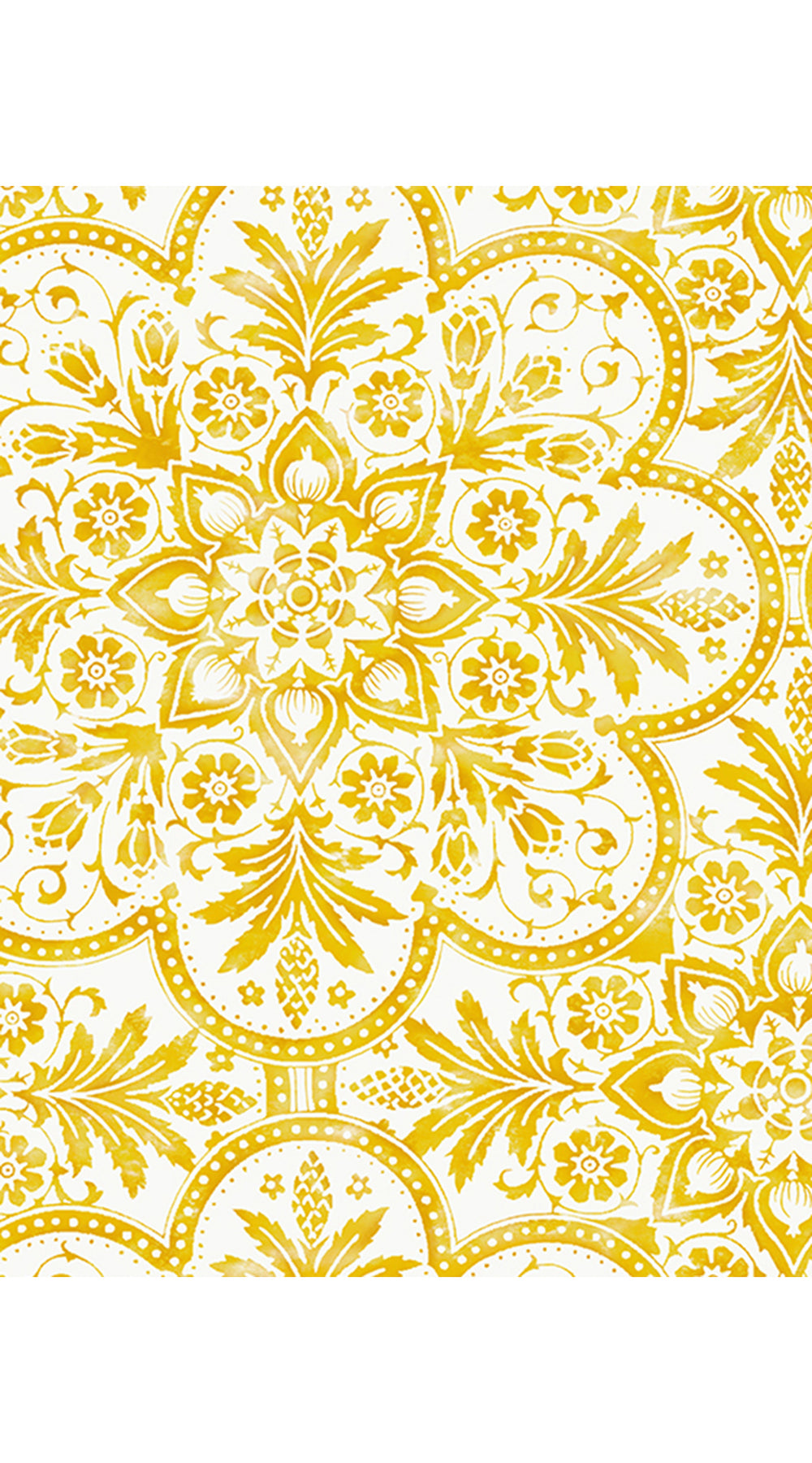 Laurent Dress Shirt Collar 3/4 Sleeve Long Length Cotton Stretch (Marakechi Tile)