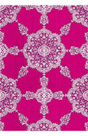 Aster Dress Shirt Collar 3/4 Sleeve Midi Length Cotton Musola (Medallion Paisley Bright)