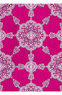 Aster Dress Shirt Collar 3/4 Sleeve Midi Length Poliamide Taffta (Medallion Paisley Bright)