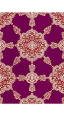 Aster Dress Shirt Collar 3/4 Sleeve Midi Plus Length Nylon (Medallion Paisley Dark)