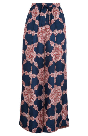 Nova Pants Poliamide Taffta (Medallion Paisley Dark)