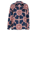 Nova Shirt Silk Twill (Medallion Paisley Dark)