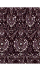 Florance Dress #2 Crew Neck 3/4 Midi Length Cotton Stretch (Mill Creek Paisley Dark)