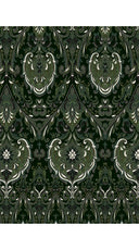 Florance Dress #2 Crew Neck 3/4 Midi Length Cotton Stretch (Mill Creek Paisley Dark)