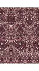 Florance Dress #2 Crew Neck 3/4 Midi Length Cotton Stretch (Mill Creek Paisley Dark)