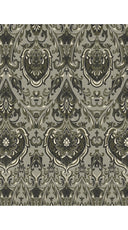 Florance Dress #2 Crew Neck 3/4 Midi Length Cotton Stretch (Mill Creek Paisley Dark)
