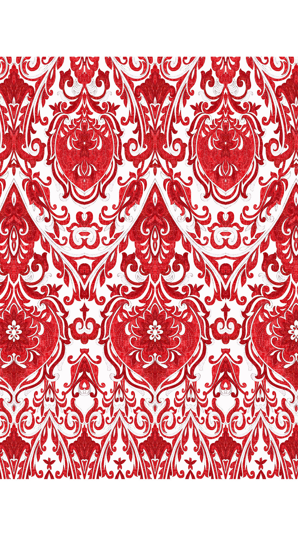 Abelia Dress Shirt Collar 3/4 Sleeve Long + 3 Length Cotton Stretch (Mill Creek Paisley White Bright)