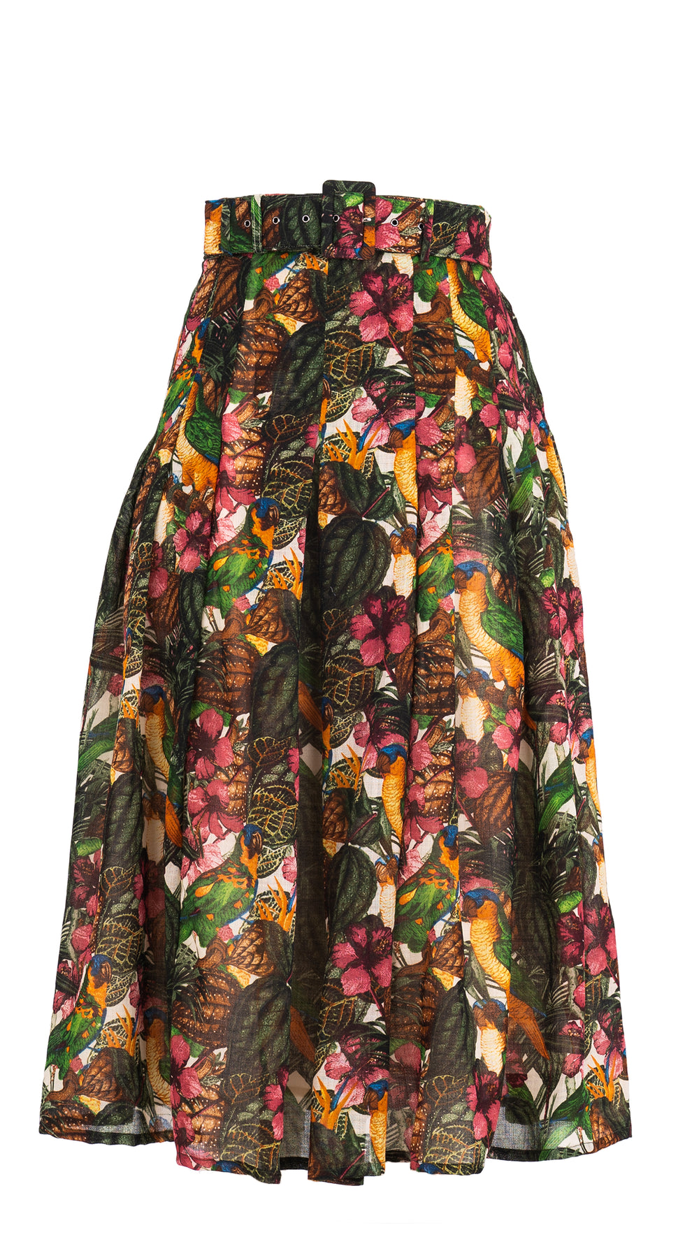 Zeller Skirt Midi Length Wool(Mocking Bird) @13