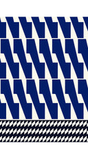 Aster Dress Shirt Collar 3/4 Sleeve Midi Length Cotton Musola (Mode Zigzag)