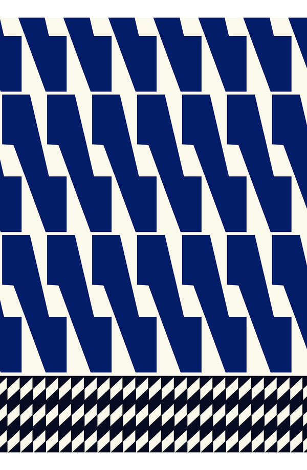 Aster Dress Boat Neck Sleeveless Midi Length Cotton Musola (Mode Zigzag)