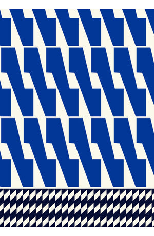 Aster Dress Boat Neck Sleeveless Midi Length Cotton Musola (Mode Zigzag)