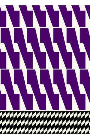 Aster Dress Shirt Collar 3/4 Sleeve Midi Length Cotton Musola (Mode Zigzag)